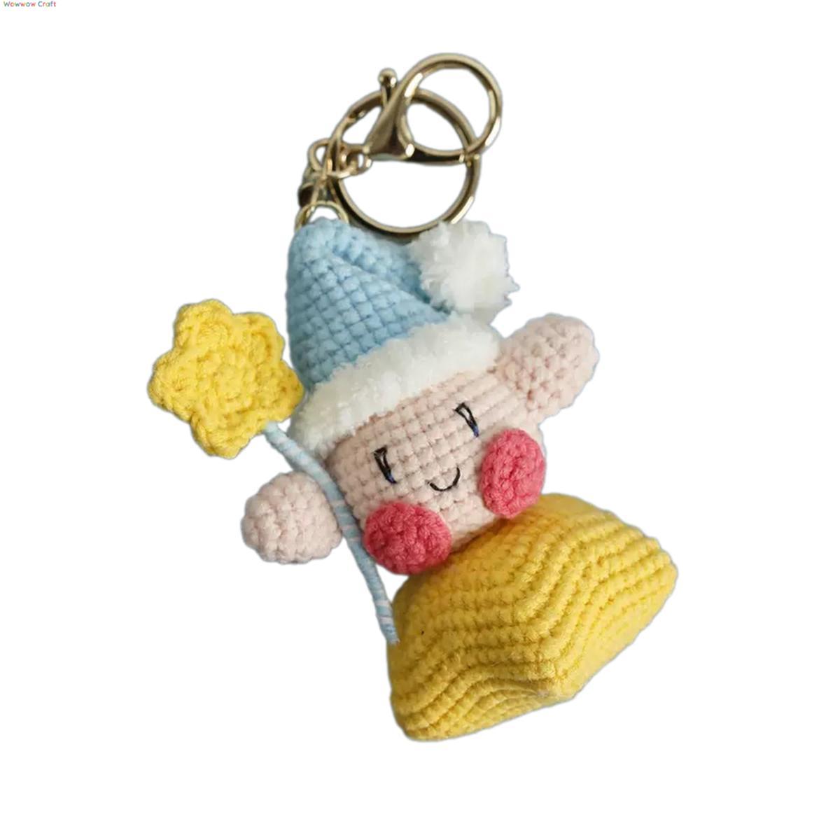 Pendants,Crochet Doll,Cute Hand-Crochet Doll Pendant - Hand-Crochet Keychain